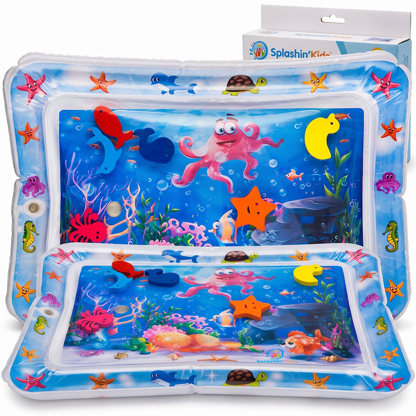 Tummy Time Water Mat - Inflatable Baby Play Mat